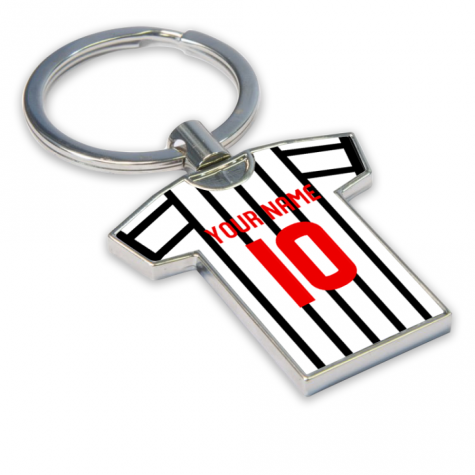 Personalised Dunfermline Football Shirt Key Ring