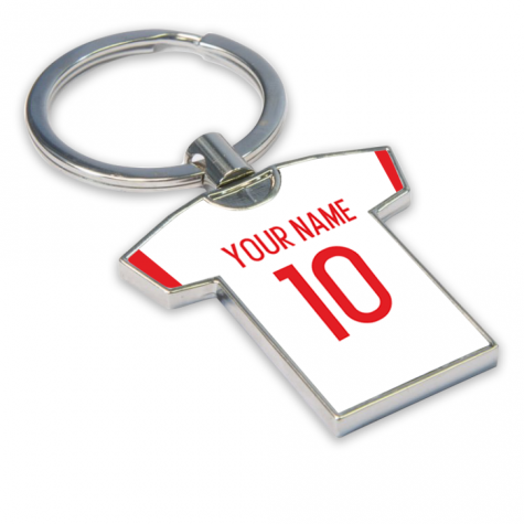 Personalised Olympiacos Football Shirt Key Ring