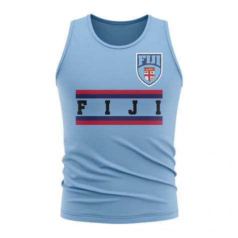 Fiji Core Football Country Sleeveless Tee (Sky)