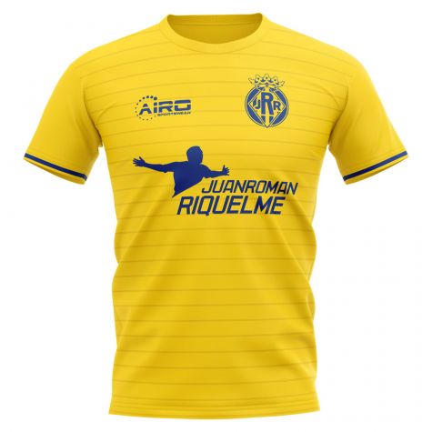 Villarreal 2019-2020 Juan Roman Riquelme Concept Shirt - Adult Long Sleeve