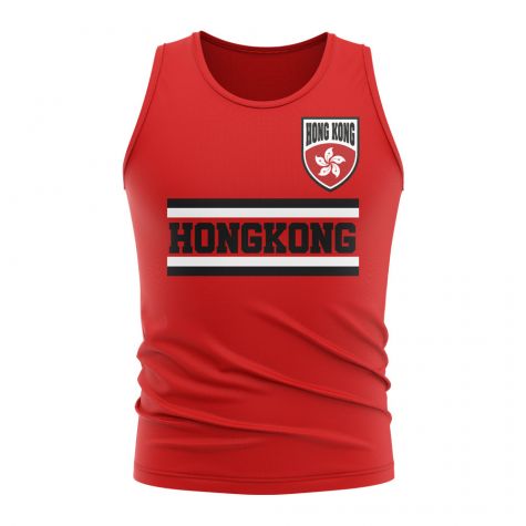 Hong Kong Core Football Country Sleeveless Tee (Red)