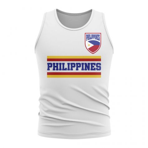 Philippines Core Football Country Sleeveless Tee (White)