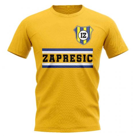 NK Inter Zapre ic Core Football Club T-Shirt (Yellow)
