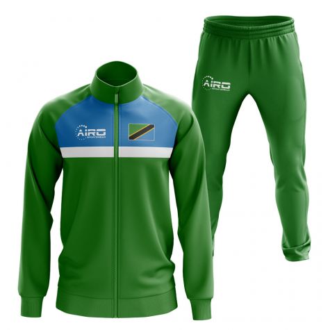 Tanzania Concept Football Tracksuit (Green)