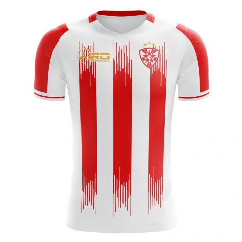Fk Crvena zvezda 2019-2020 Home Concept Shirt - Kids (Long Sleeve)