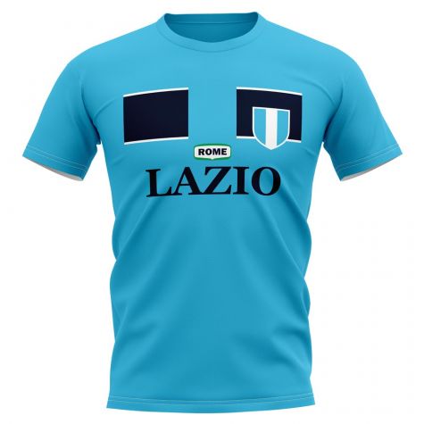 Lazio Vintage Football T-Shirt (Sky)