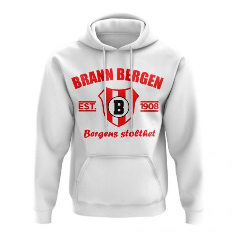 Brann Bergen Established Football Hoody (White)