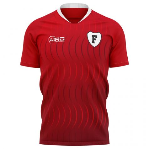 Fleetwood Town 2019-2020 Home Concept Shirt - Kids (Long Sleeve)