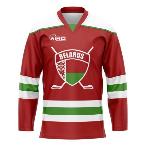 Belarus Home Ice Hockey Shirt