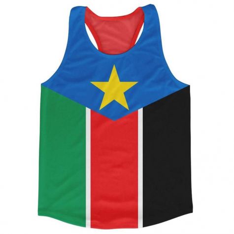 South Sudan Flag Running Vest