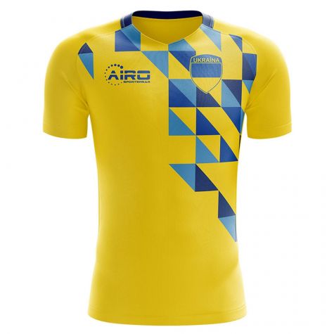 Ukraine 2019-2020 Home Concept Shirt - Kids (Long Sleeve)