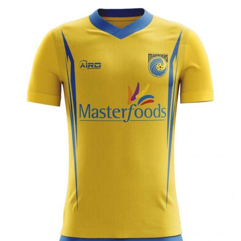 Central Coast Mariners 2020-2021 Home Concept Shirt - Little Boys