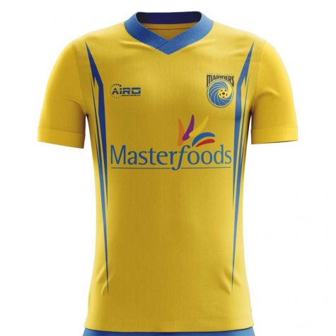 2025-2026 Central Coast Mariners Home Concept Football Shirt - Little Boys