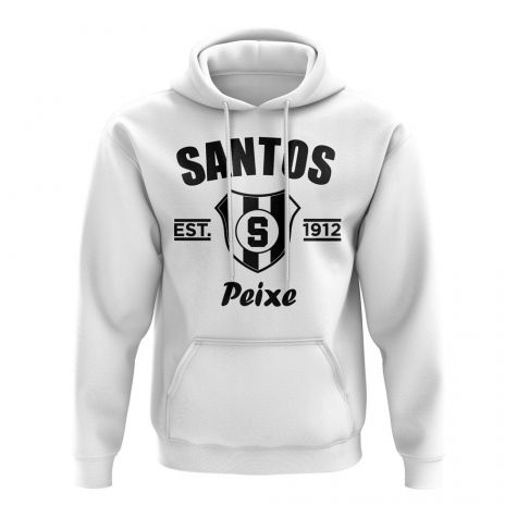 Santos Established Football Hoody (White)