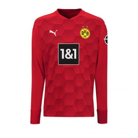 Borussia Dortmund 2020-2021 Away Goalkeeper Shirt (Red)
