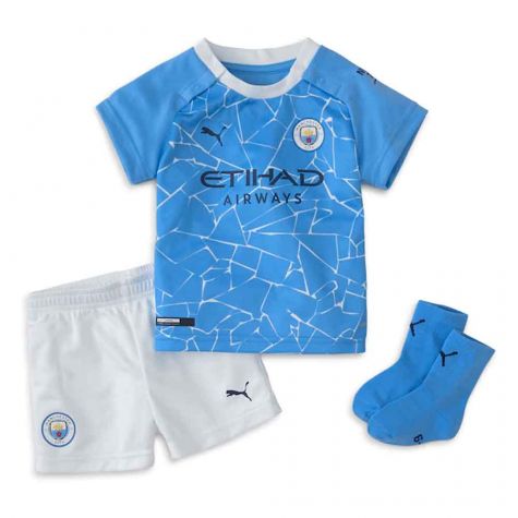 Manchester City 2020-2021 Home Baby Kit