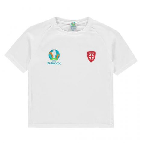 England 2021 Polyester T-Shirt (White) - Kids