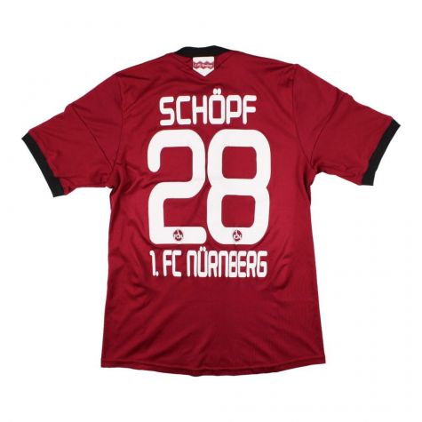 FC Nurnberg 2013-2014 Home Shirt (Schopf #28) ((Very Good) S) ((Very Good) S)