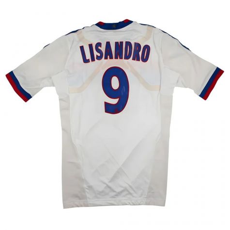 Lyon 2011-12 Player Issue Home Shirt (XL) Lisandro #9 (With Player Issue Bag) (Good)