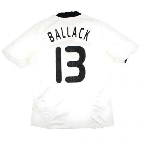 Germany 2008-10 Home Shirt (L) Ballack #13 (Good)