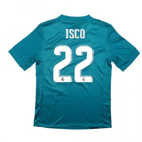 Real Madrid 2017-18 Third Shirt (7-8y) Isco #22 (Mint)
