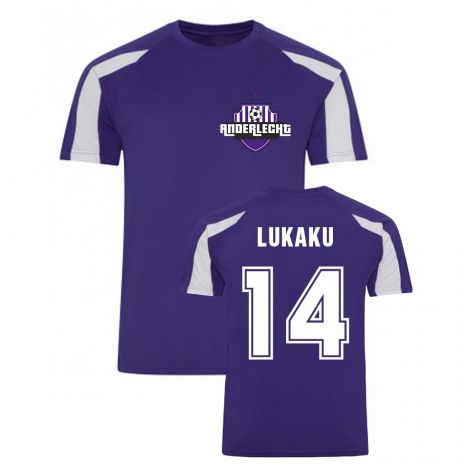 Romelu Lukaku Anderlecht Sports Training Jersey (Purple)