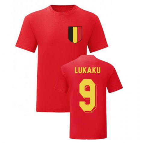 Romelu Lukaku Belgium National Hero Tee's (Red)