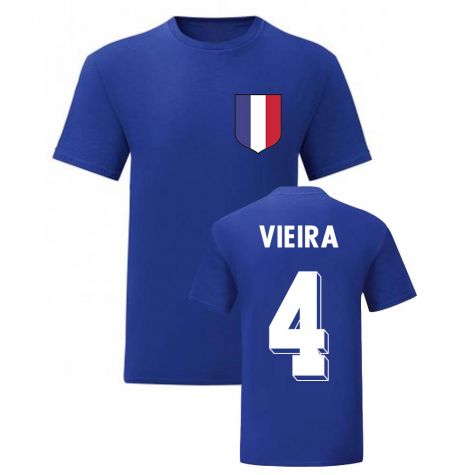 Patrick Vieira France National Hero Tee's (Blue)