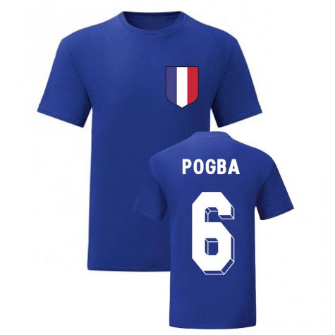 Paul Pogba France National Hero Tee's (Blue)