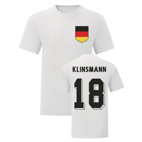 Jurgen Klinsmann Germany National Hero Tee's (White)