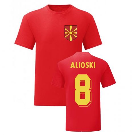 Ezgjan Alioski Macedonia National Hero Tee's (Red)