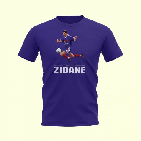 Zinedine Zidane Player T-Shirt (Blue)