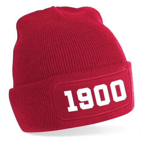 Munich 1900 Football Beanie Hat (Red)