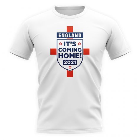 England Footballs Coming Home T-Shirt (Crest/White)
