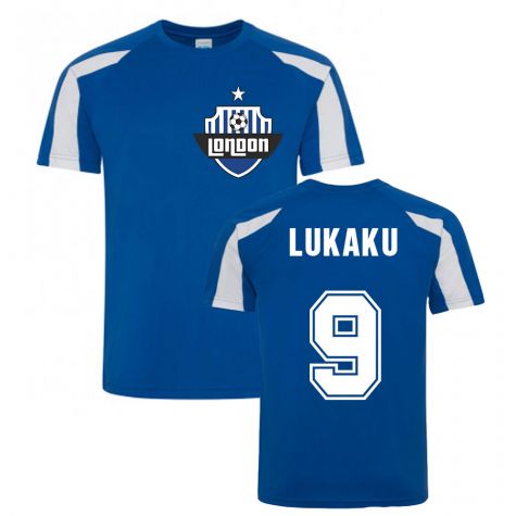 Romelu Lukaku London Sports Training Jersey (Blue)