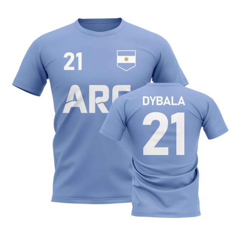 Paulo Dybala Country Code Hero T-Shirt (Sky)