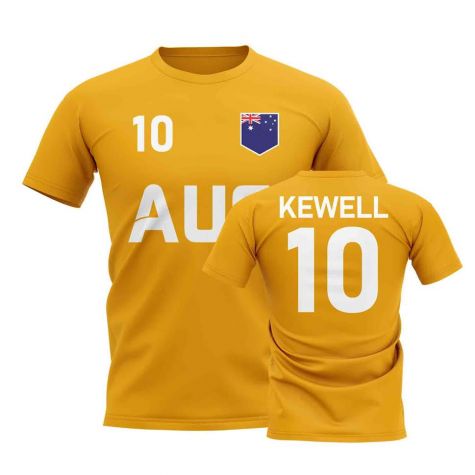Harry Kewell Country Code T-Shirt (Gold)