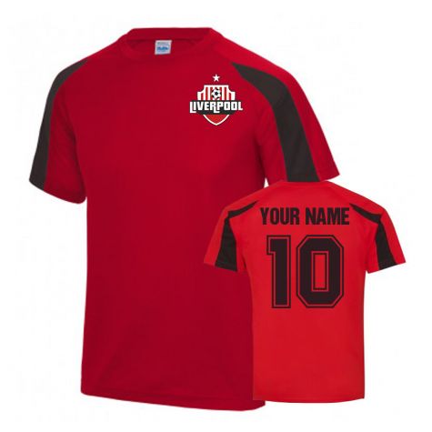 Your Name Liverpool Sports Training Jersey (Red)