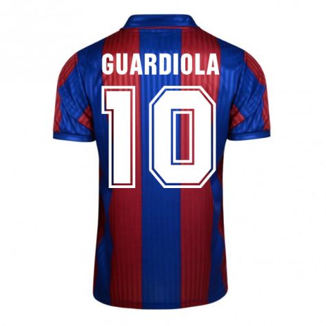 Score Draw Barcelona 1992 Home Shirt (Guardiola 10)