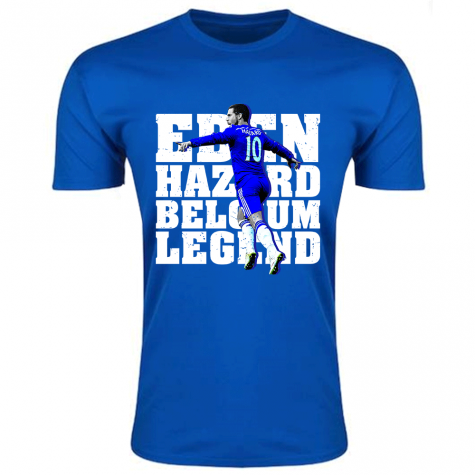 Eden Hazard Belgium Legend T-Shirt (Blue) - Kids