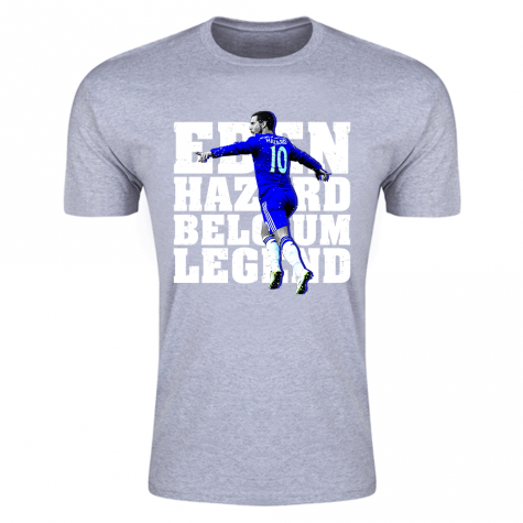 Eden Hazard Belgium Legend T-Shirt (Grey) - Kids