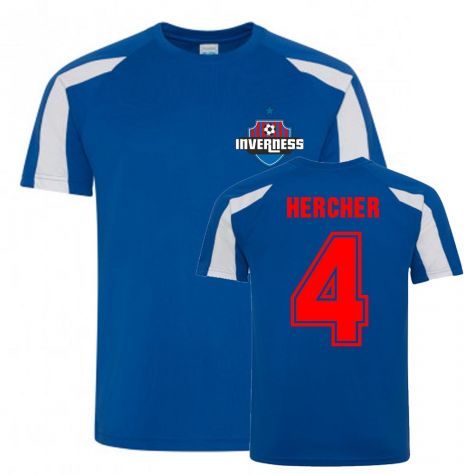 Alan Hercher Inverness Caledonian Thistle Sports Training Jersey (Blue)