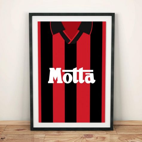 AC Milan 1993 Football Shirt Art Print