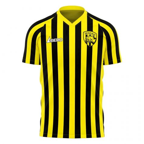 Al-Ittihad 2025-2026 Stripe Home Concept Football Kit (Libero)