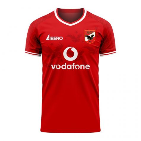 Al Ahly 2023-2024 Home Concept Football Kit (Libero) - Adult Long Sleeve