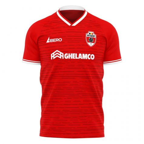 Antwerp 2023-2024 Home Concept Football Kit (Libero)