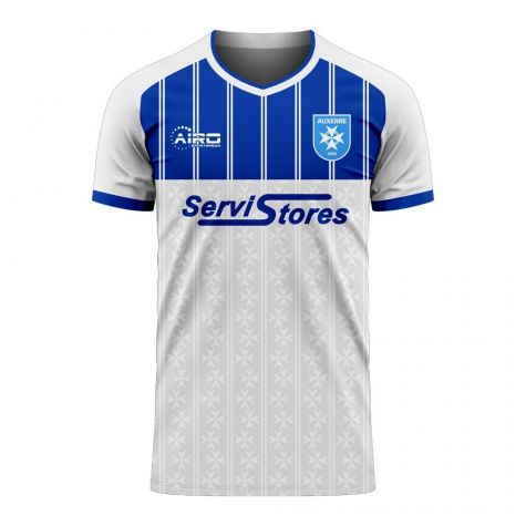 Auxerre 2025-2026 Home Concept Football Kit (Airo) - Kids