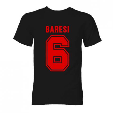 Franco Baresi AC Milan Hero T-Shirt (Black)