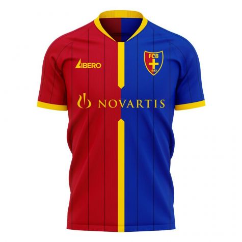 FC Basel 2025-2026 Home Concept Football Kit (Libero) - Kids