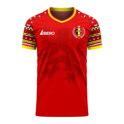 Belgium 2020-2021 Home Concept Football Kit (Libero)
